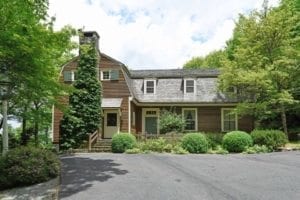 Vacation home exterior and driveway